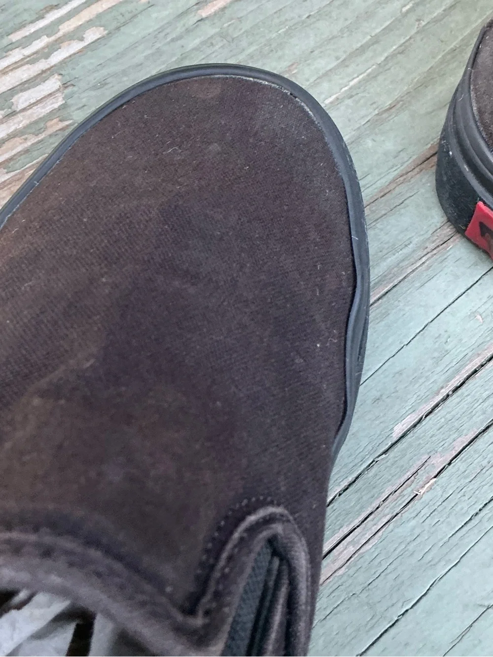 Vans Slip-On Canvas Loafers in Black